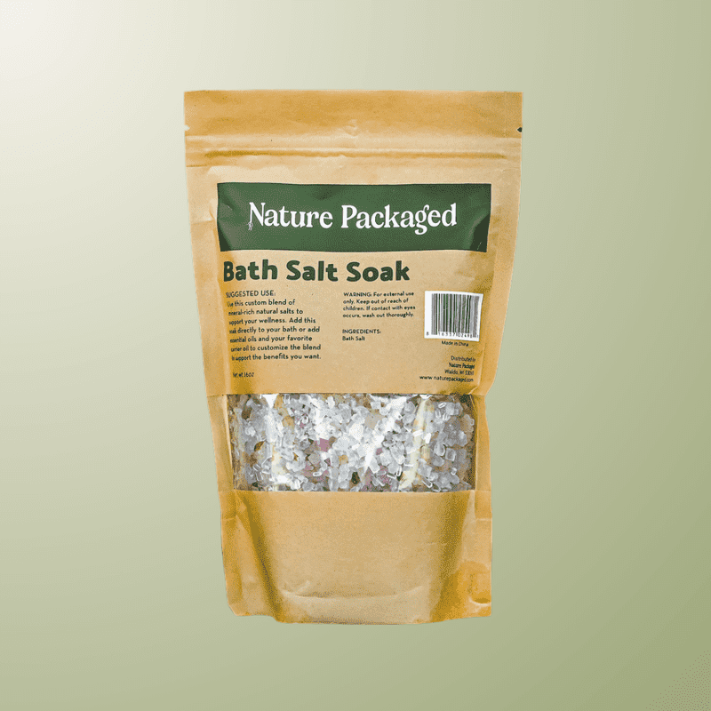 Bath Salt Soak - Nature Packaged Bath Salt Soak