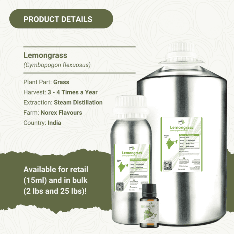 Lemongrass Essential Oil- Norex Flavours