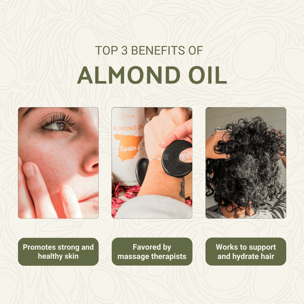 Almond Carrier Oil - From Eir Oils - Nature Packaged