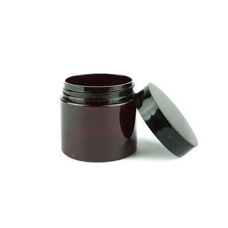 Amber Plastic Jars- 2 Oz
