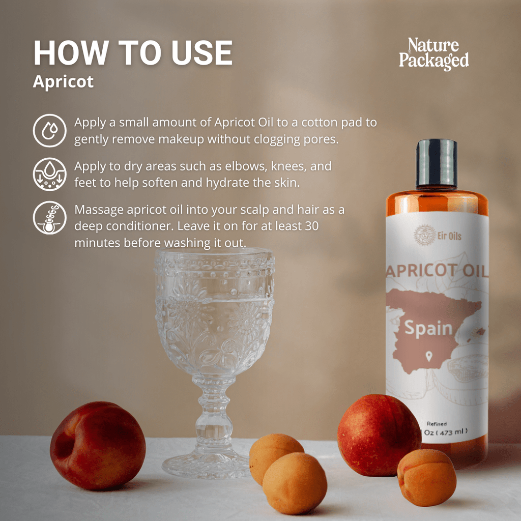 Apricot Carrier Oil - From Eir Oils - Nature Packaged