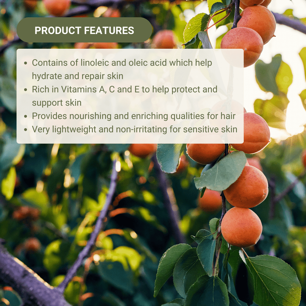 Apricot Carrier Oil - From Eir Oils - Nature Packaged