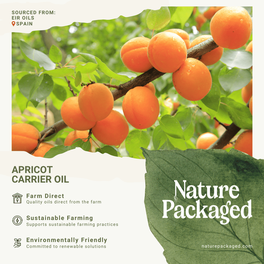 Apricot Carrier Oil - From Eir Oils - Nature Packaged