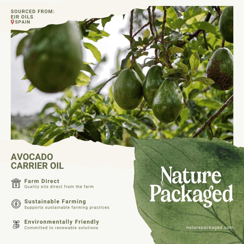 Avocado Carrier Oil - From Eir Oils - Nature Packaged