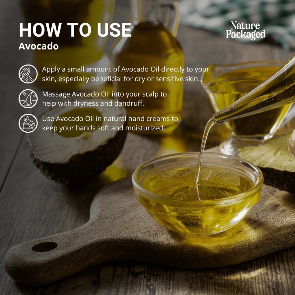 Avocado Carrier Oil - From Eir Oils - Nature Packaged