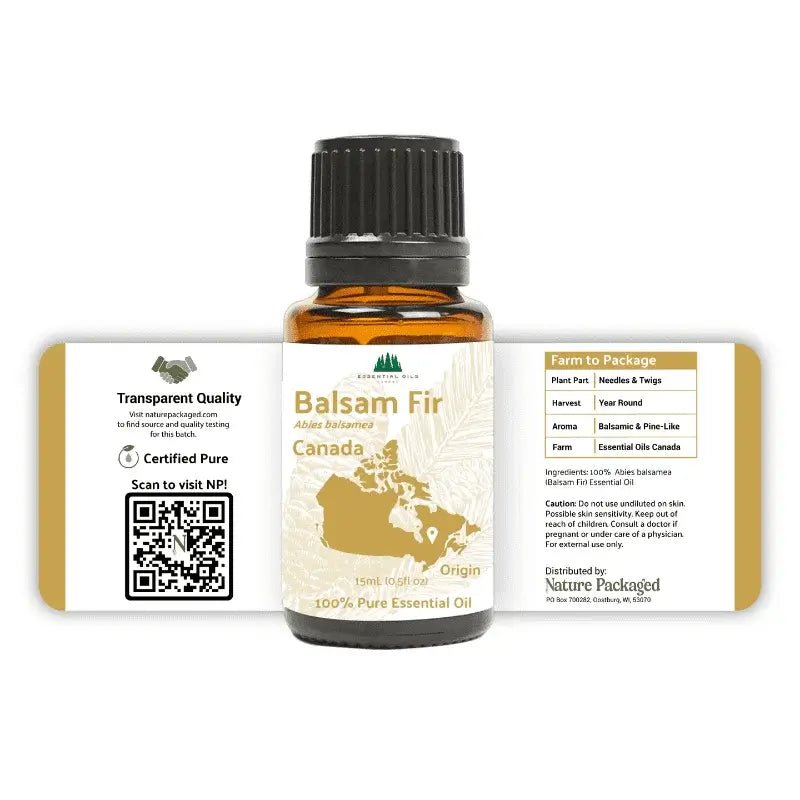 Balsam Fir Essential Oil - From Essential Oils Canada - Nature Packaged