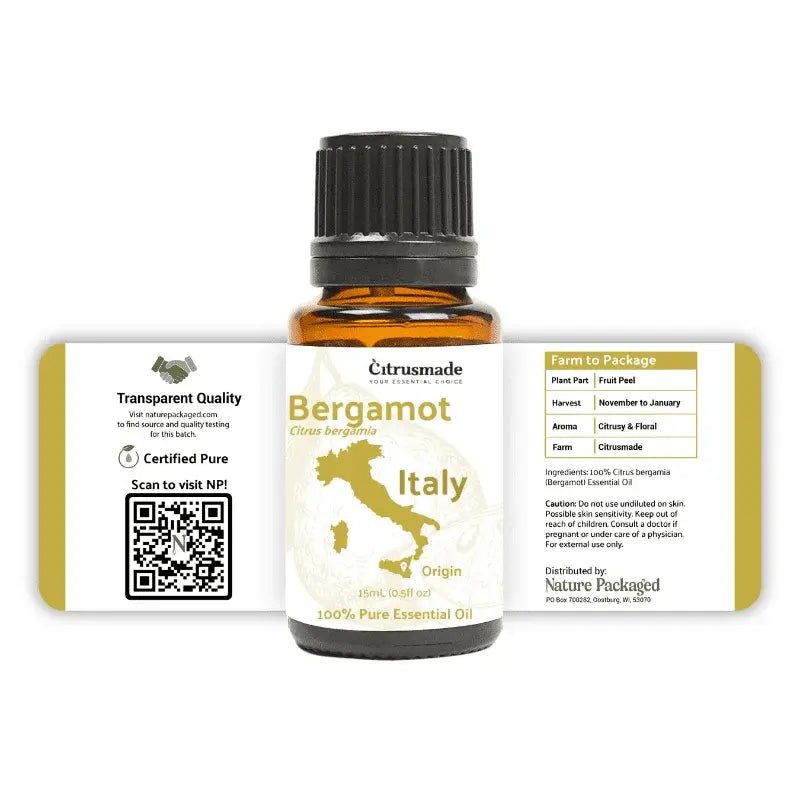 Bergamot Essential Oil - From Citrusmade - Nature Packaged