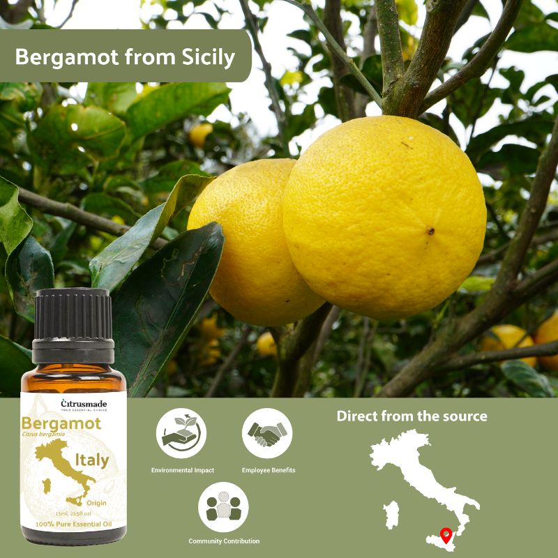 Bergamot Essential Oil - From Citrusmade - Nature Packaged