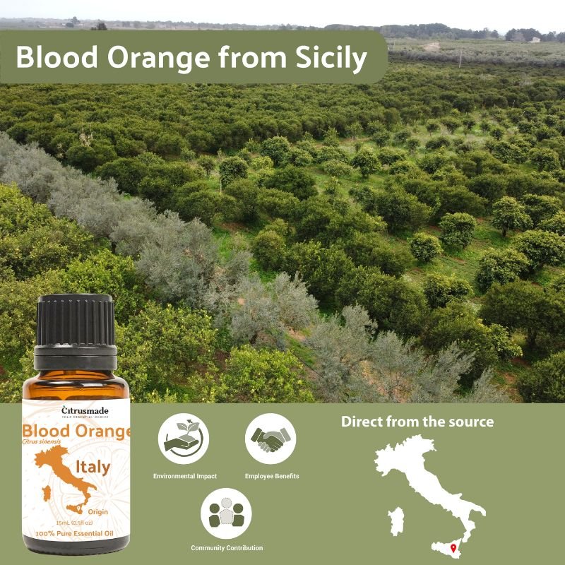 Blood Orange Essential Oil - From Citrusmade - Nature Packaged