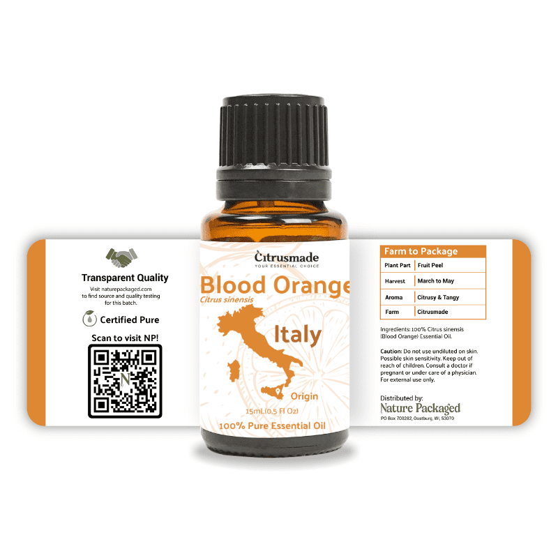 Blood Orange Essential Oil - From Citrusmade - Nature Packaged
