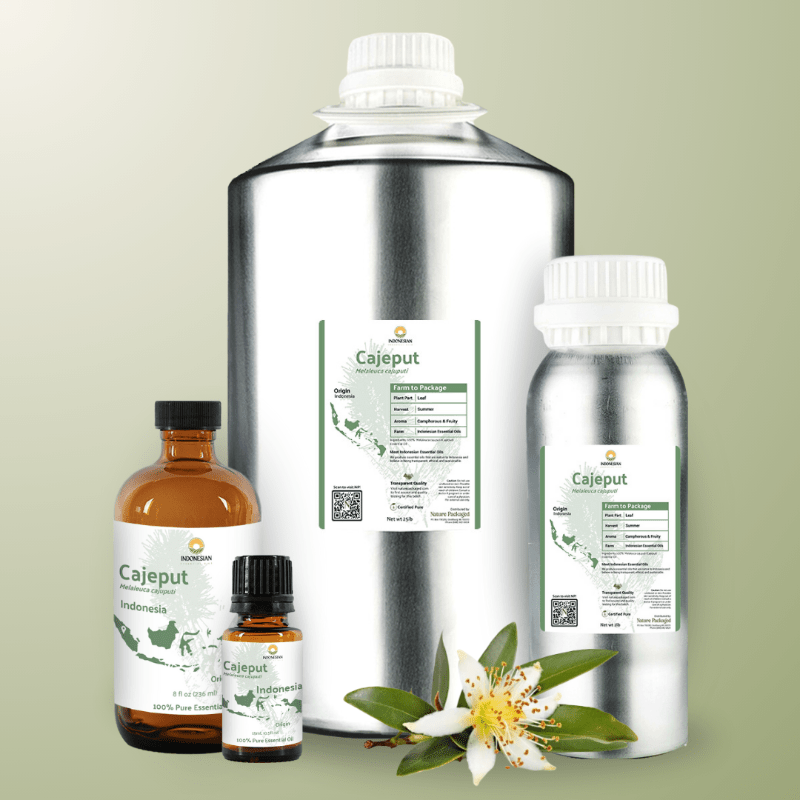Cajeput Essential Oils - From Indonesian Essential Oils - Nature Packaged