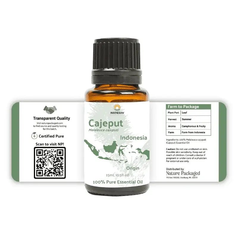 Cajeput Essential Oils - From Indonesian Essential Oils - Nature Packaged