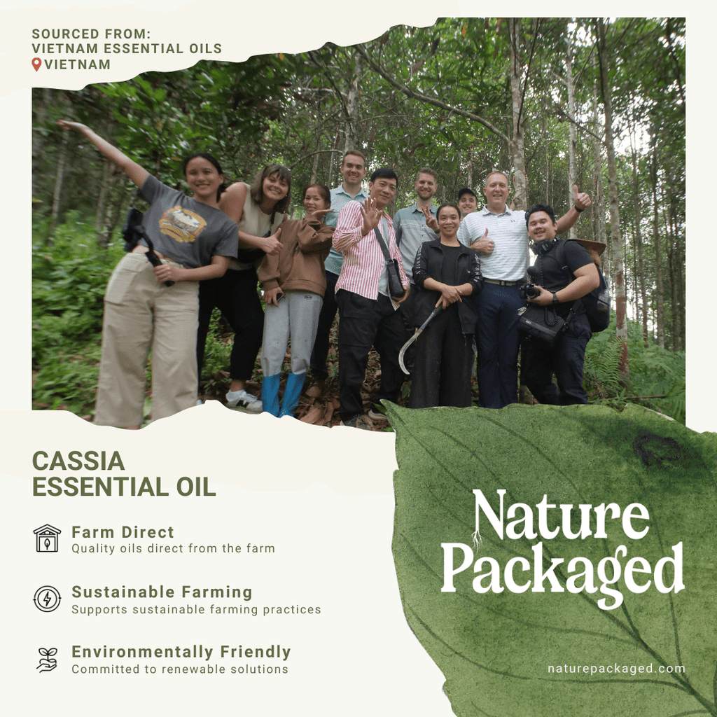 Cassia Essential Oil - From Malagassi Essential Oils - Nature Packaged