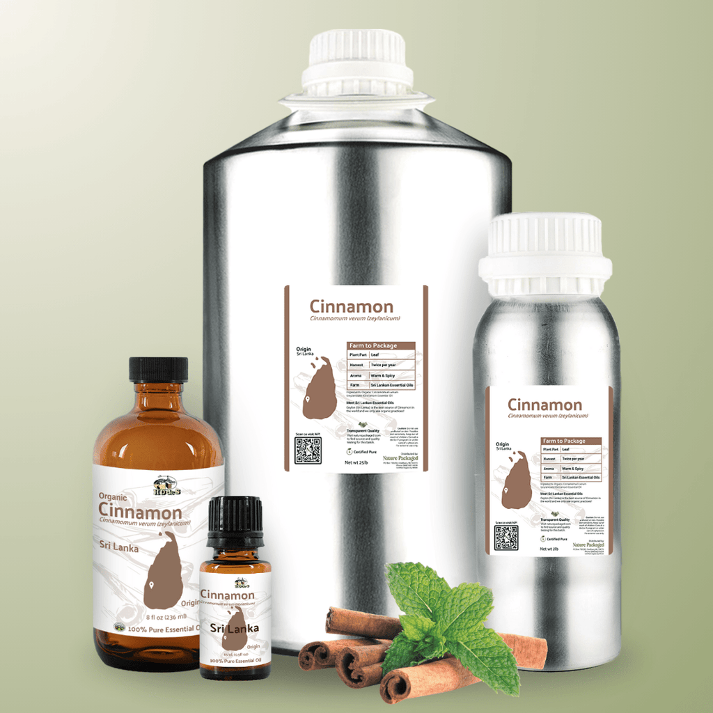 Cinnamon Essential Oil - From HDdeS - Nature Packaged