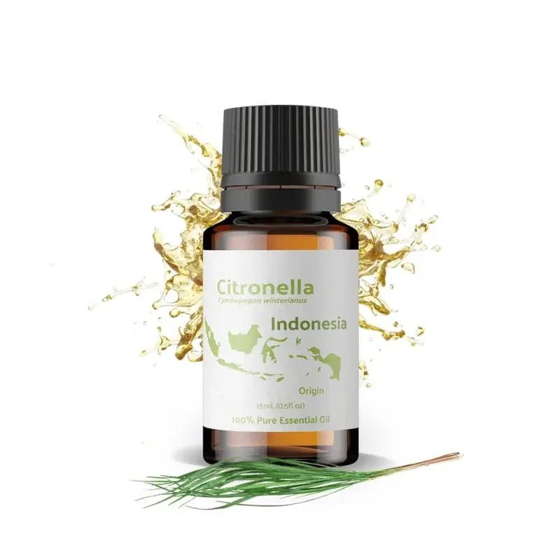 Citronella Essential Oil - From Indonesian Essential Oils - Nature Packaged