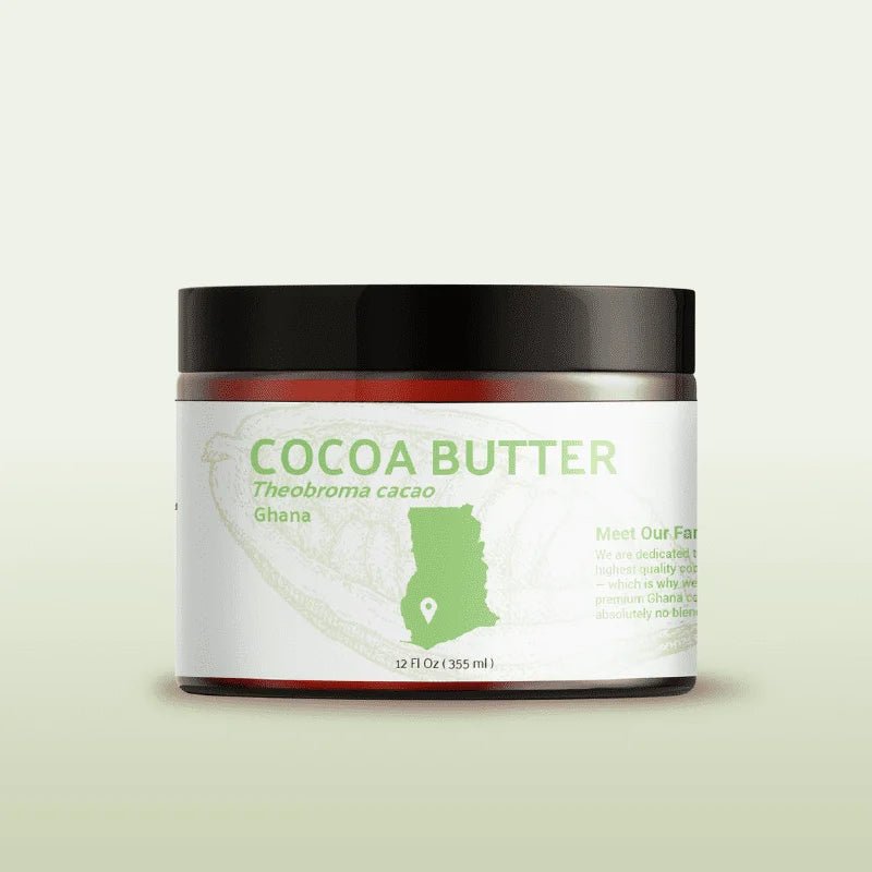 Cocoa Butter - Unrefined from Ghanaian Essential Oils - Nature Packaged
