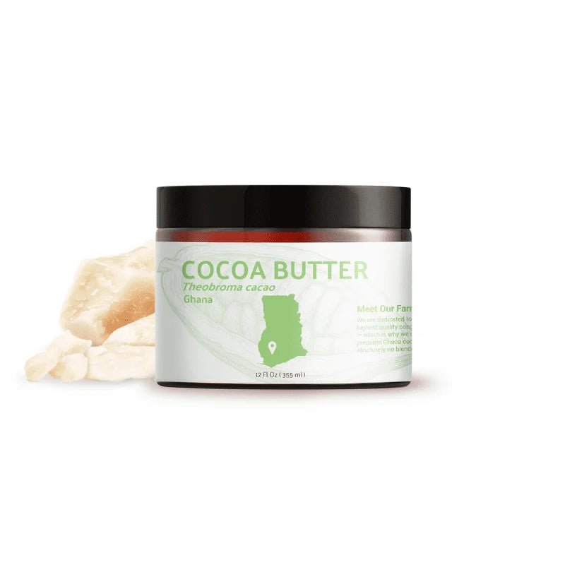 Cocoa Butter - Unrefined from Ghanaian Essential Oils - Nature Packaged