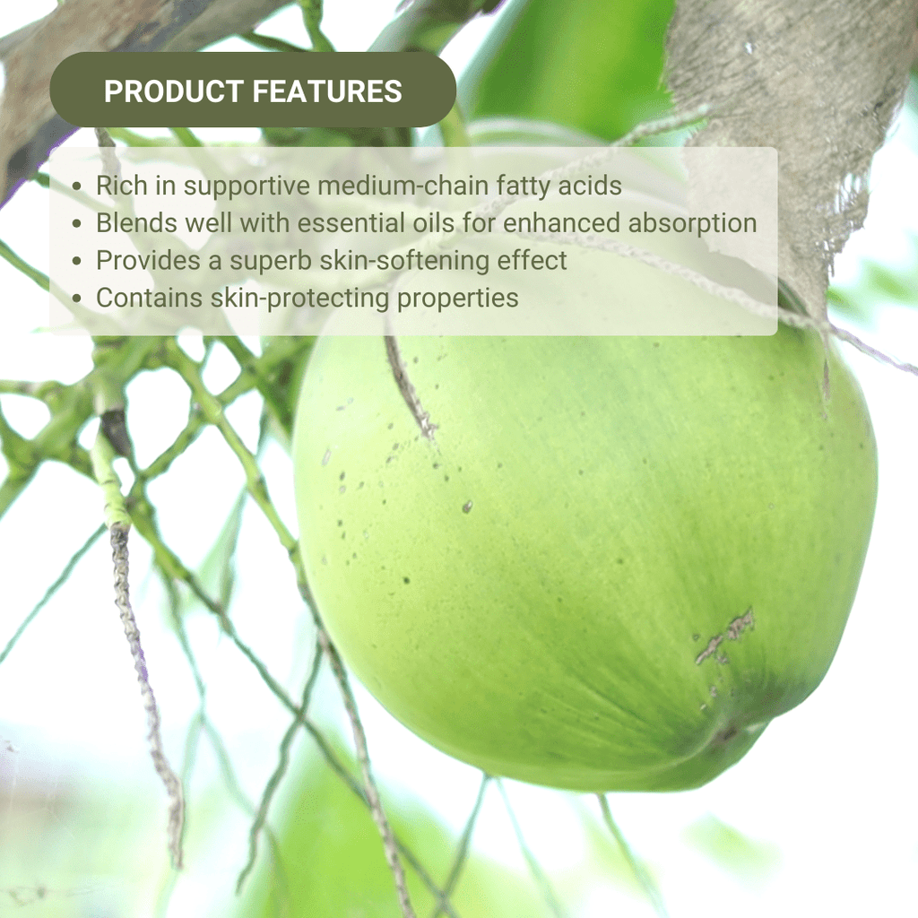 Coconut Carrier Oil - Fractionated from Natura Aeropack - Nature Packaged