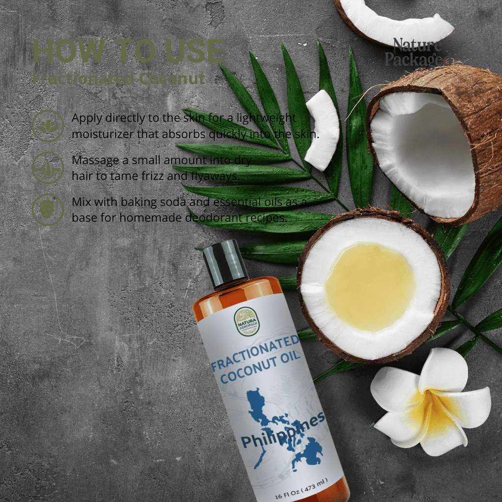 Coconut Carrier Oil - Fractionated from Natura Aeropack - Nature Packaged