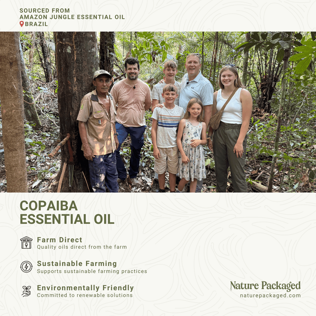 Copaiba Essential Oil - From Amazon Jungle Essential Oils - Nature Packaged