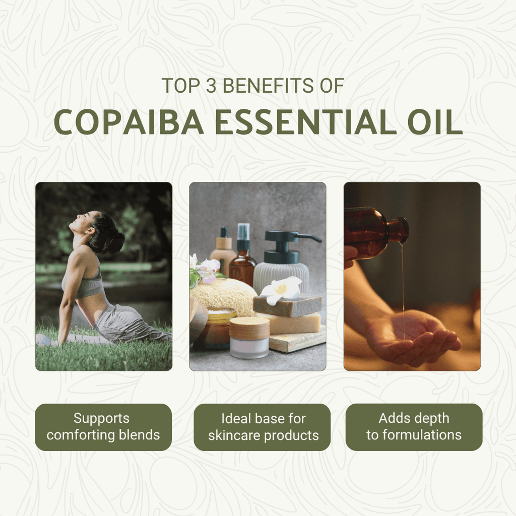 Copaiba Essential Oil - From Amazon Jungle Essential Oils - Nature Packaged