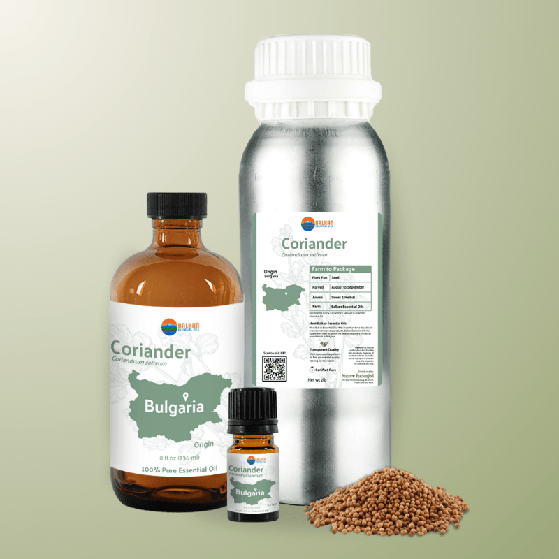 Coriander Essential Oil - From Balkan Essential Oils - Nature Packaged