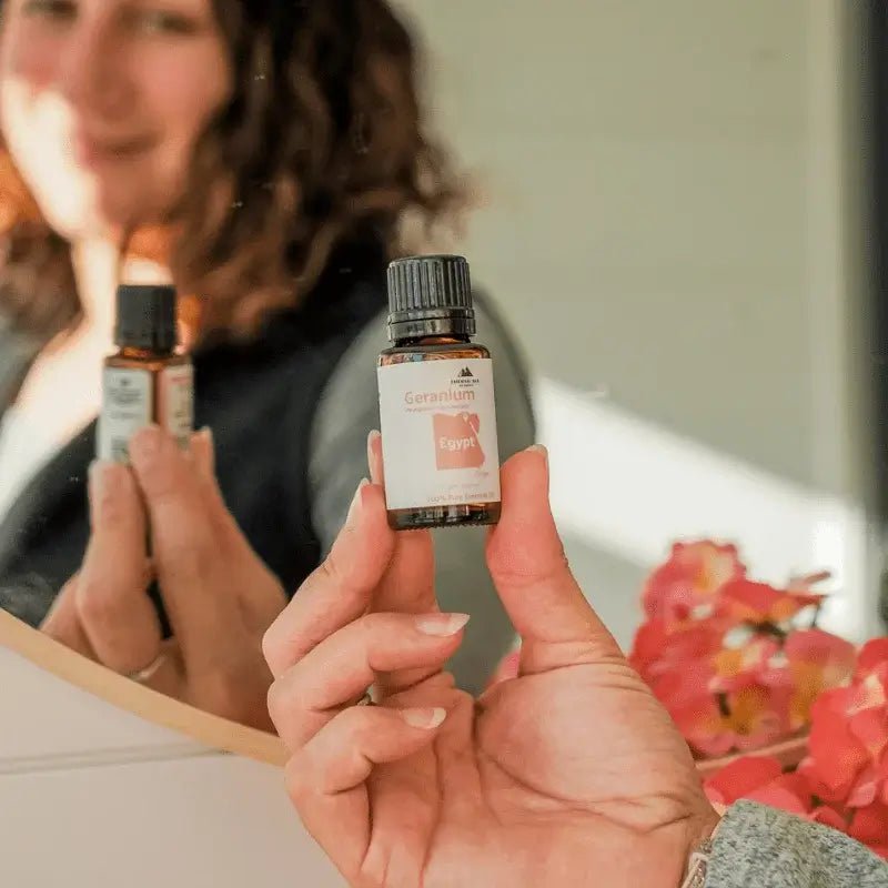 Geranium Essential Oil - From Essential Oils Egypt - Nature Packaged