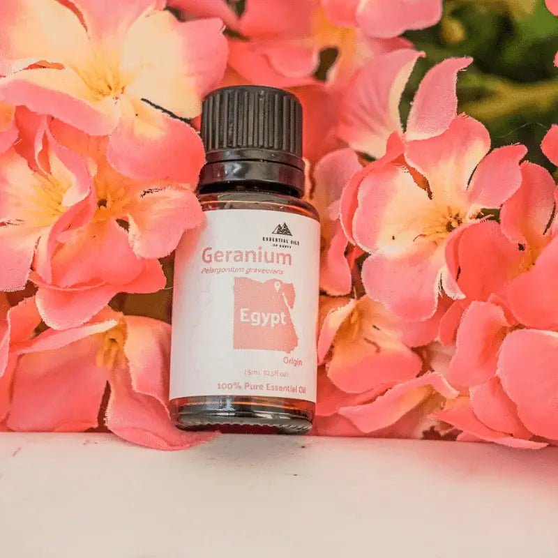 Geranium Essential Oil - From Essential Oils Egypt - Nature Packaged