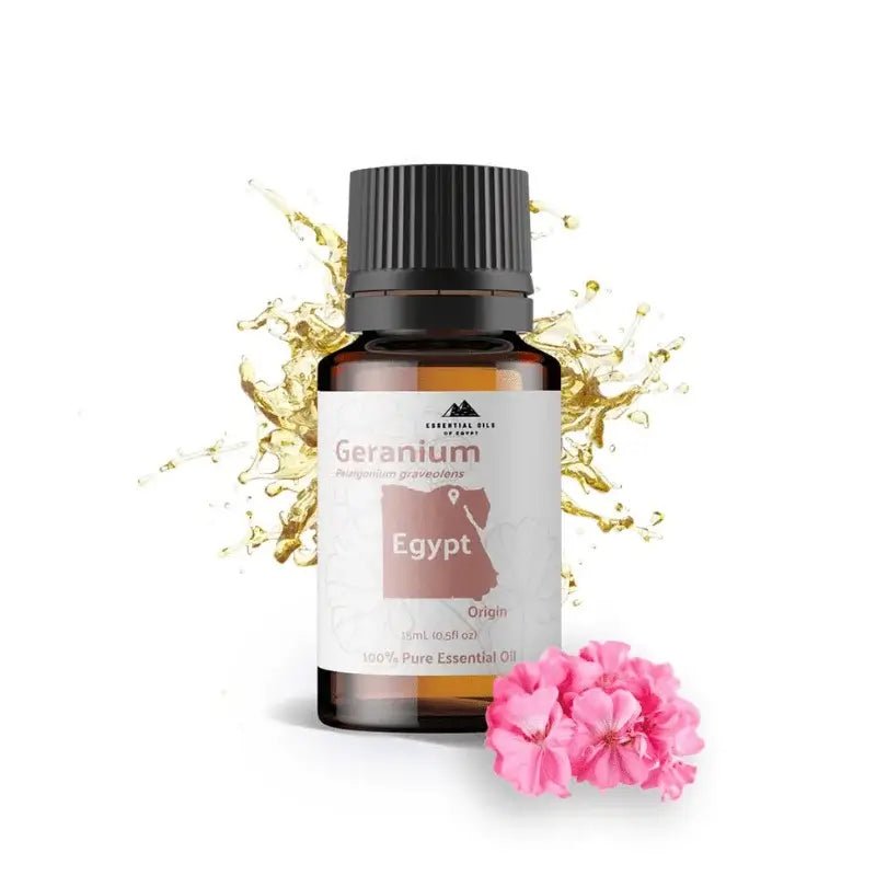 Geranium Essential Oil - From Essential Oils Egypt - Nature Packaged