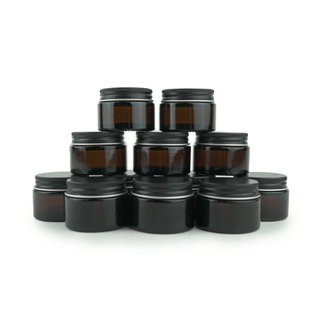 Glass Amber 1oz Jar