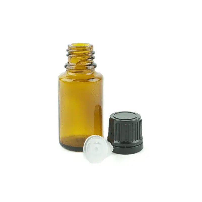 Glass Amber Bottle - 15 ml - Nature Packaged