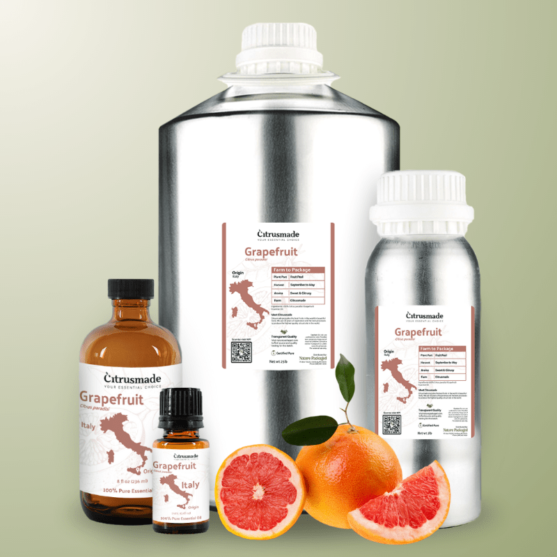 Grapefruit Pink Essential Oil - From Citrusmade - Nature Packaged