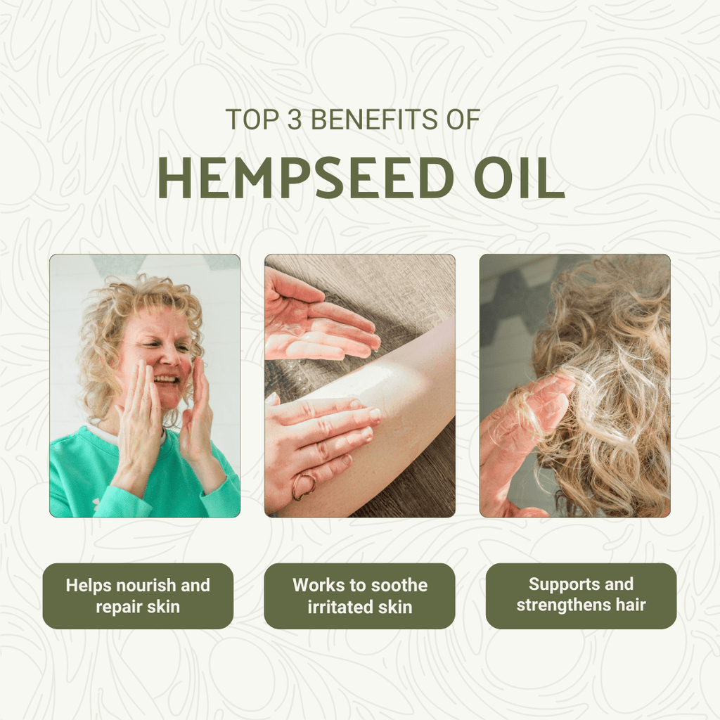 Hemp Seed Carrier Oil - From Canadian Hemp Products - Nature Packaged