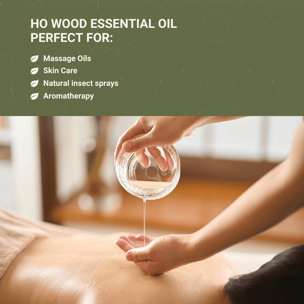 Ho Wood Essential Oils - From Bio - Young Aromas - Nature Packaged
