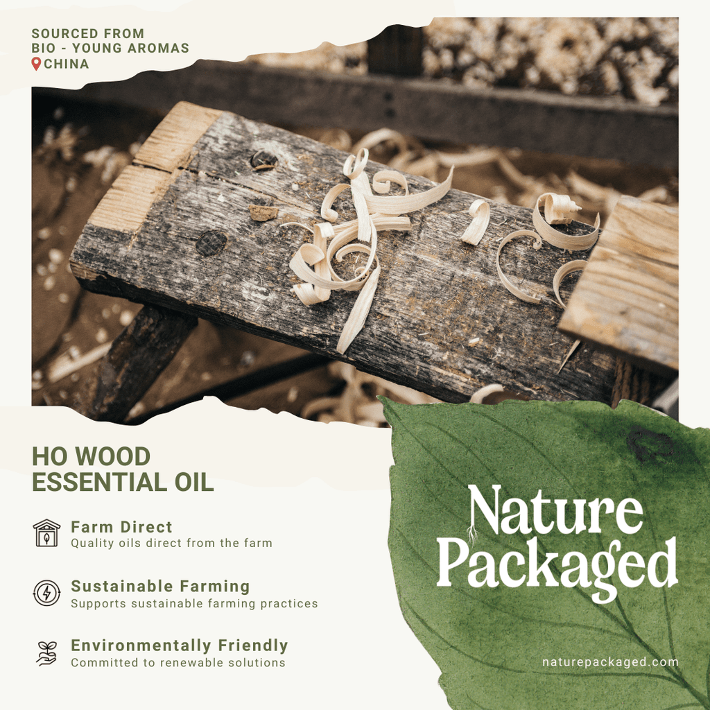 Ho Wood Essential Oils - From Bio - Young Aromas - Nature Packaged