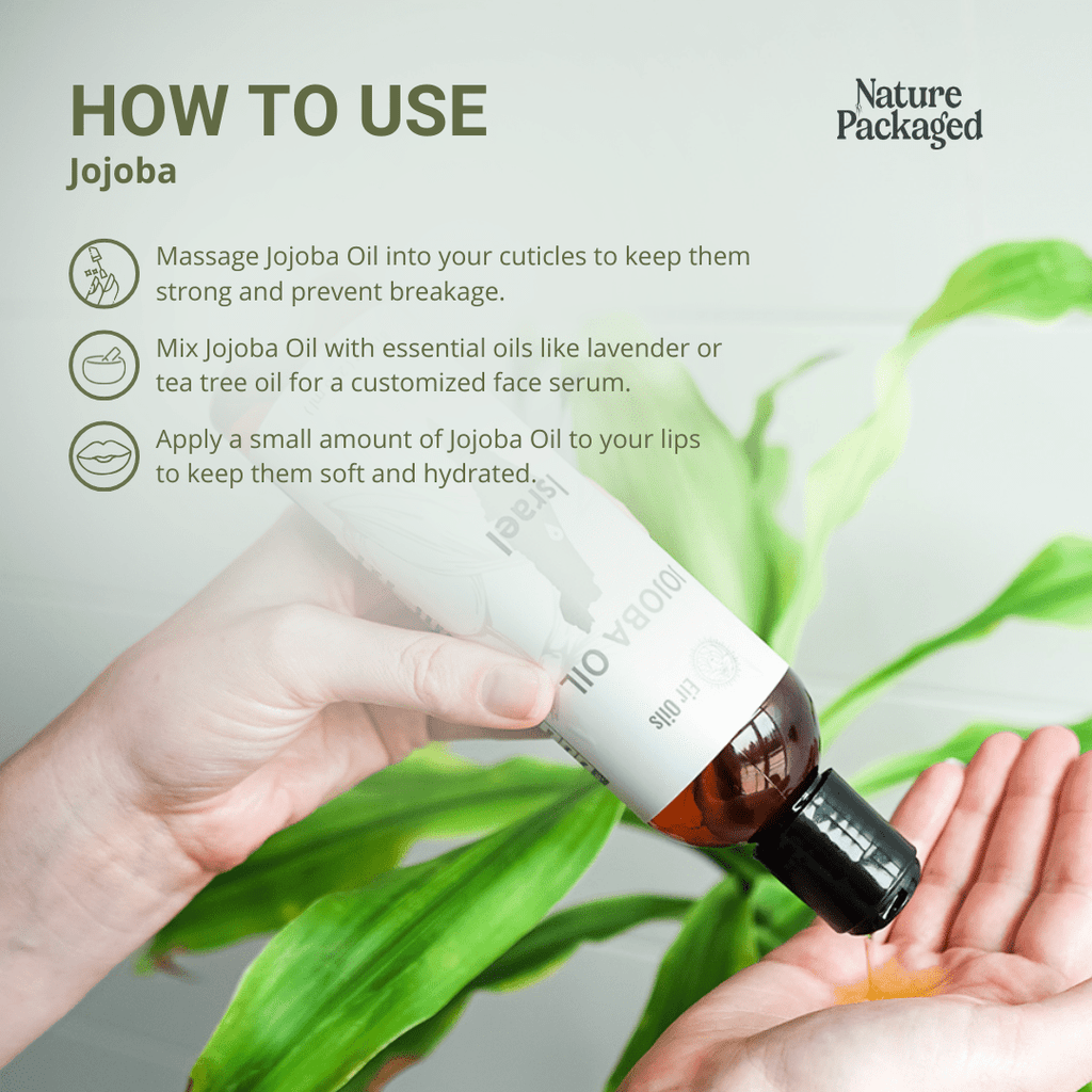 Jojoba Carrier Oil - From EIR Oils - Nature Packaged