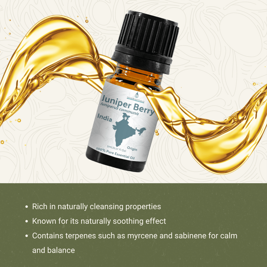 Juniper Berry Essential Oil - From NBT India - Nature Packaged