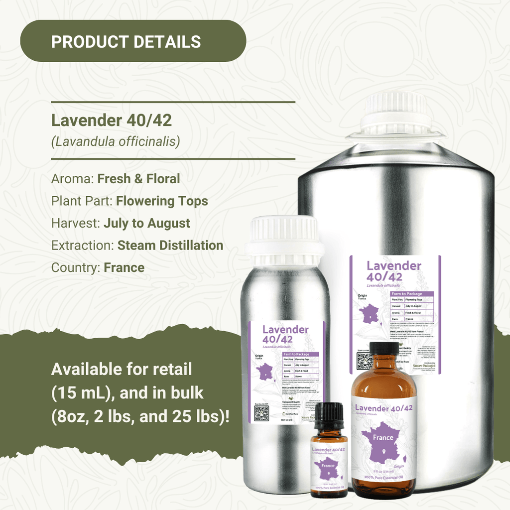 Lavender 40/42 Essential Oils - Nature Packaged