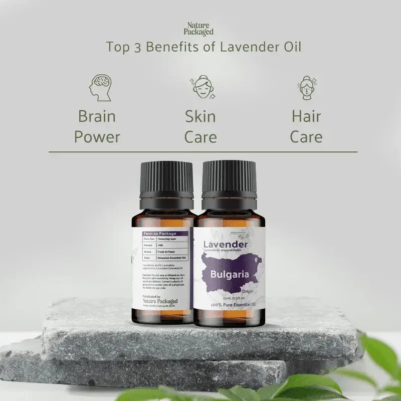 Lavender (Bul) Essential Oil - From Bulgarian Essential Oils - Nature Packaged