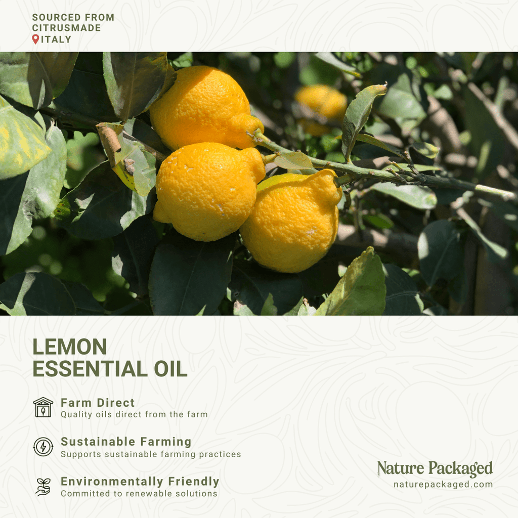 Lemon Essential Oil - From Citrusmade - Nature Packaged