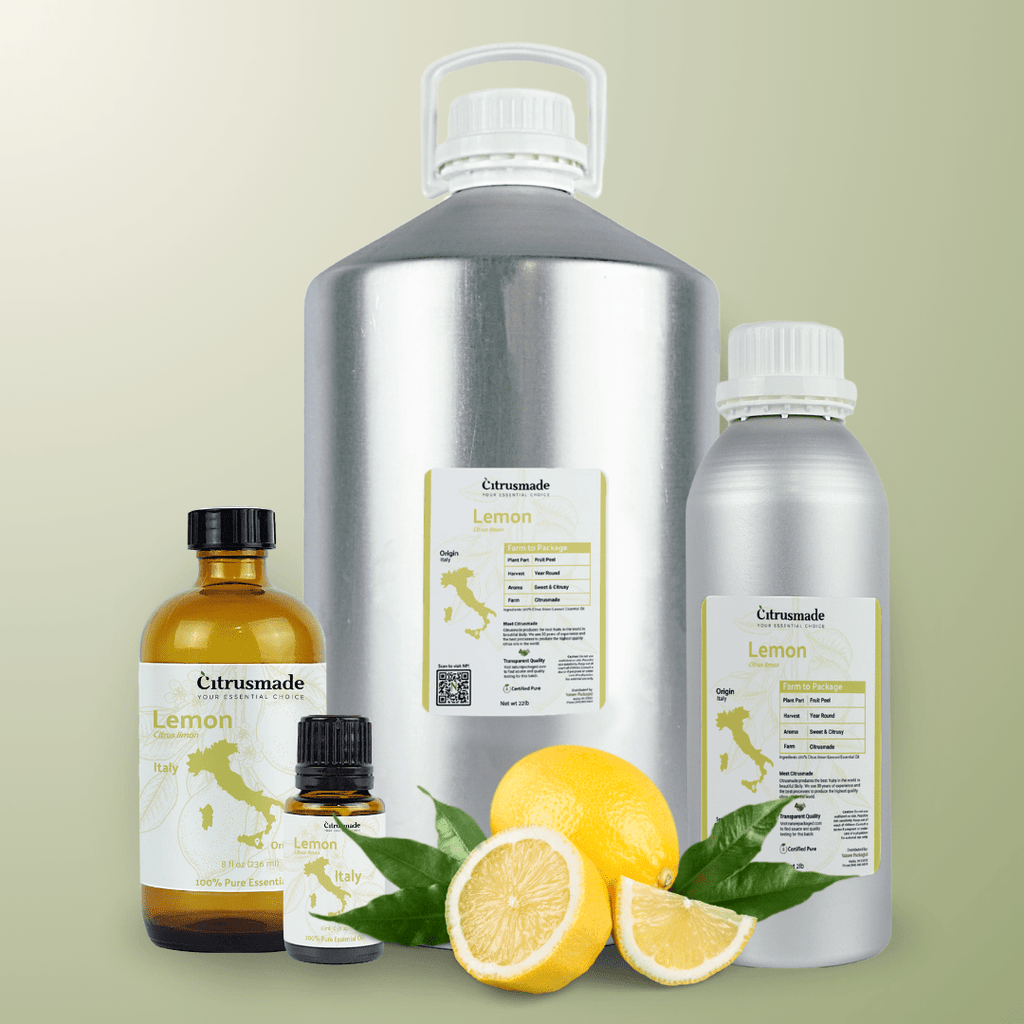 Lemon Essential Oil - From Citrusmade - Nature Packaged