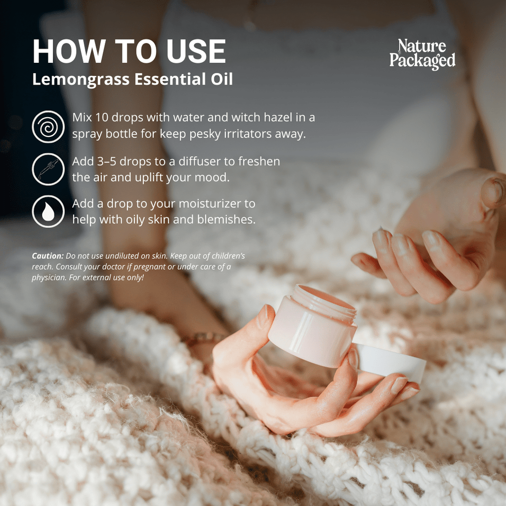 Lemongrass Essential Oil - From Norex Flavours - Nature Packaged