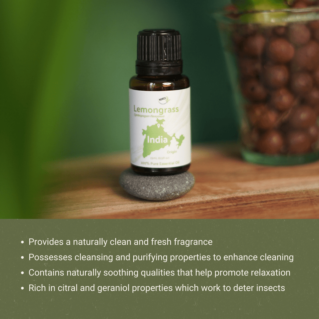 Lemongrass Essential Oil - From Norex Flavours - Nature Packaged