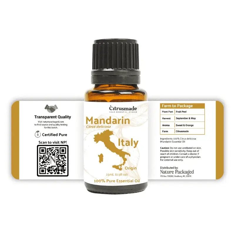 Mandarin Essential Oil - From Citrusmade - Nature Packaged