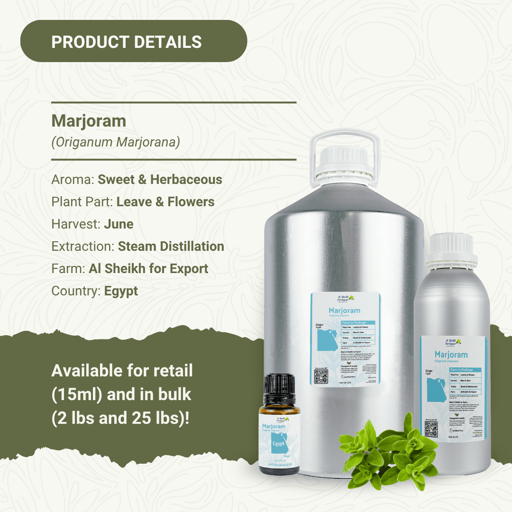 Marjoram Essential Oil - From Al Sheikh For Export - Nature Packaged