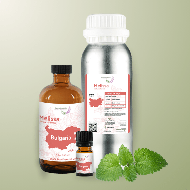 Melissa Essential Oil - From Bulgarian Essential Oils - Nature Packaged