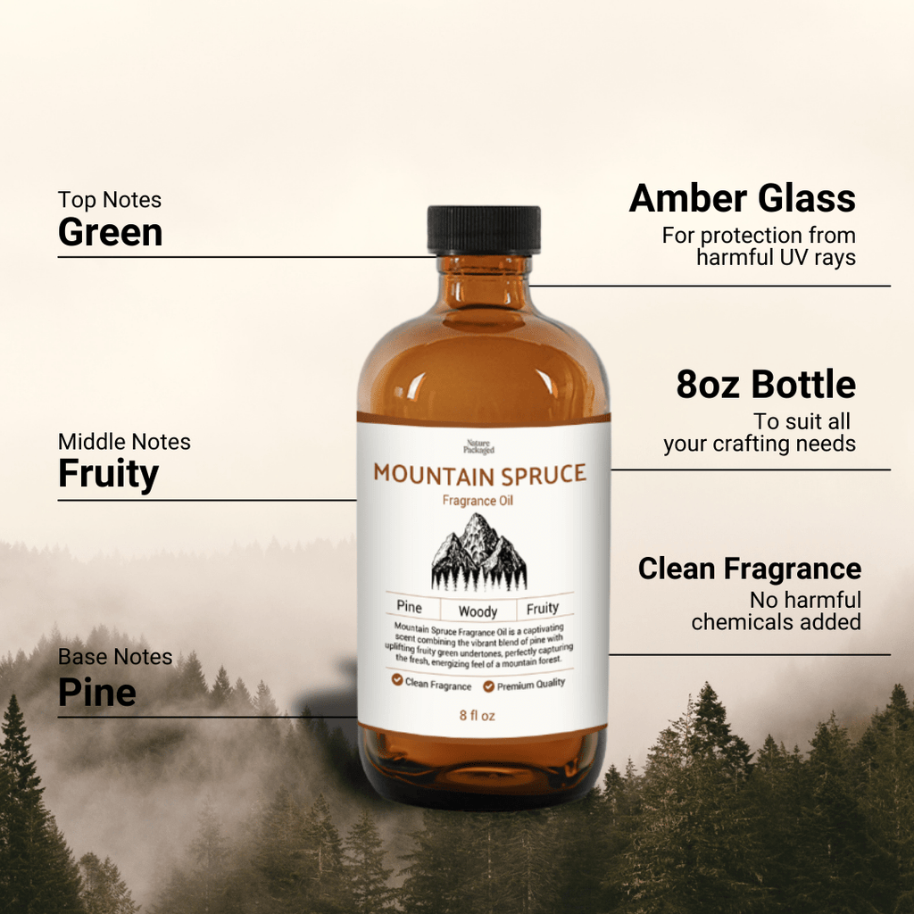 Mountain Spruce Fragrance Oil - Nature Packaged