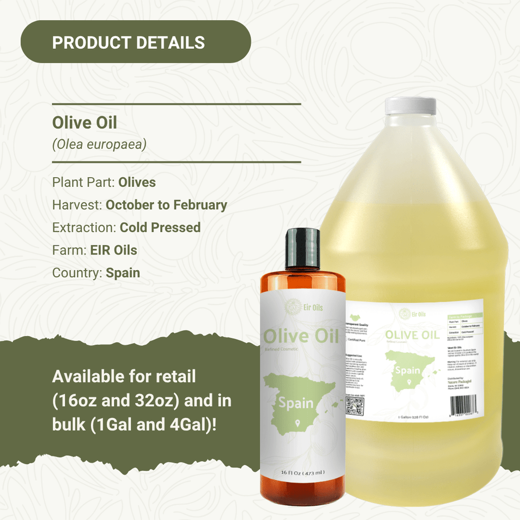Olive Carrier Oil - From EIR Oils - Nature Packaged
