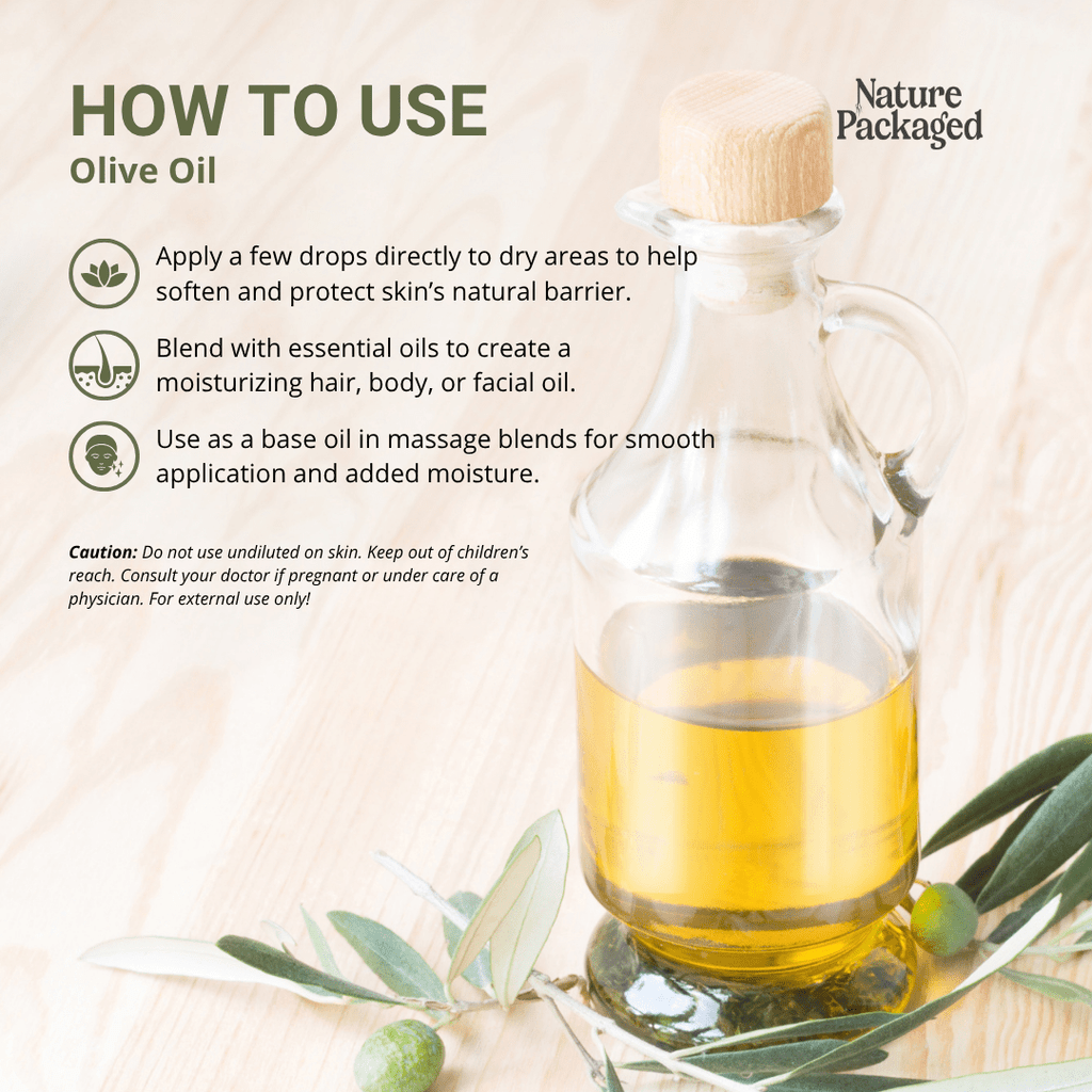 Olive Carrier Oil - From EIR Oils - Nature Packaged