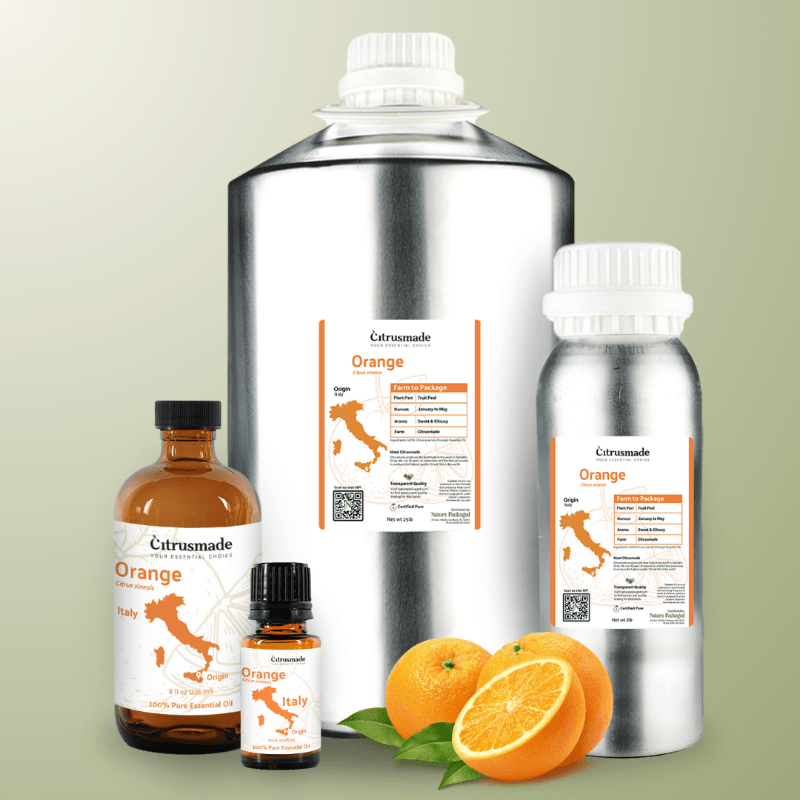 Orange (Sweet) Essential Oil - From Citrusmade - Nature Packaged